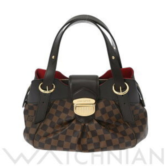Louis Vuitton Damier Sistine Brown Canvas Handbag Bag - Picture 1 of 9